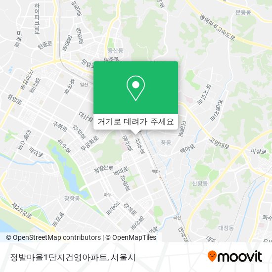 정발마을1단지건영아파트 지도