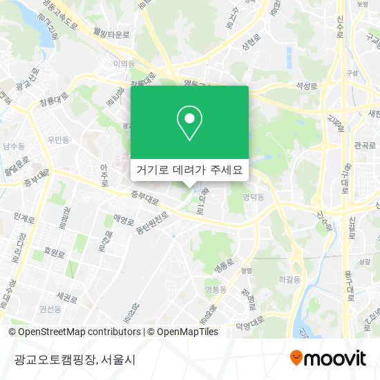 광교오토캠핑장 지도