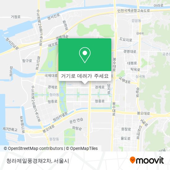 청라제일풍경채2차 지도