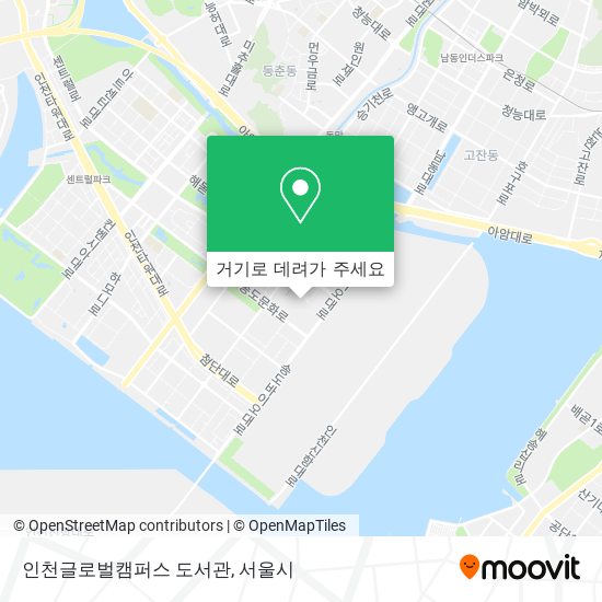 인천글로벌캠퍼스 도서관 지도