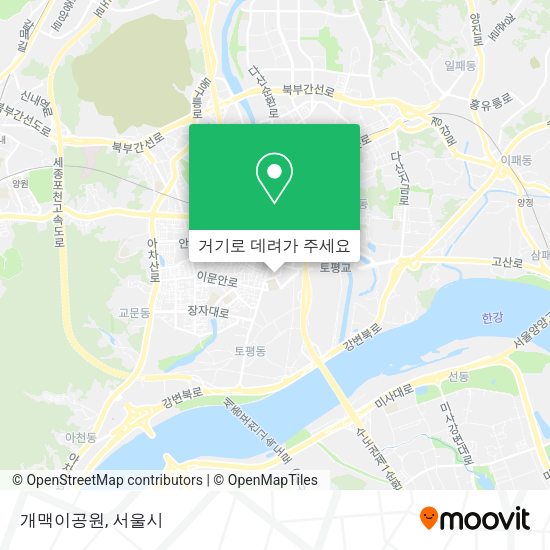개맥이공원 지도