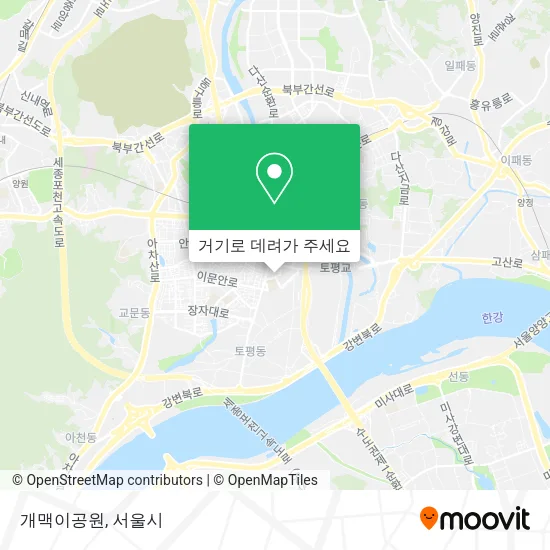 개맥이공원 지도