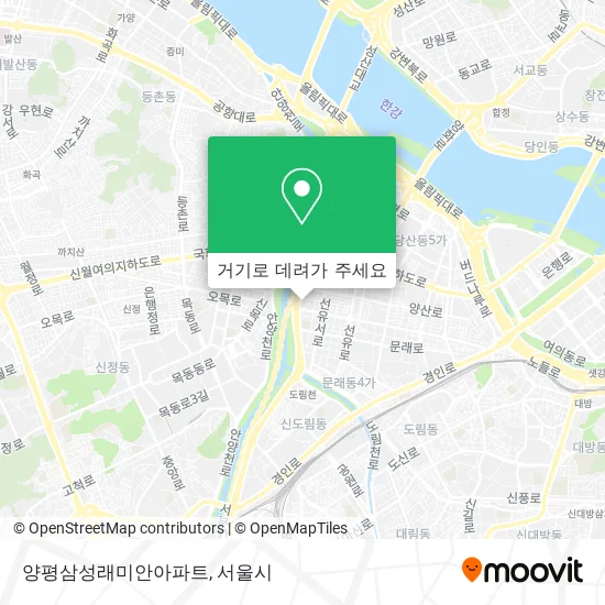 양평삼성래미안아파트 지도