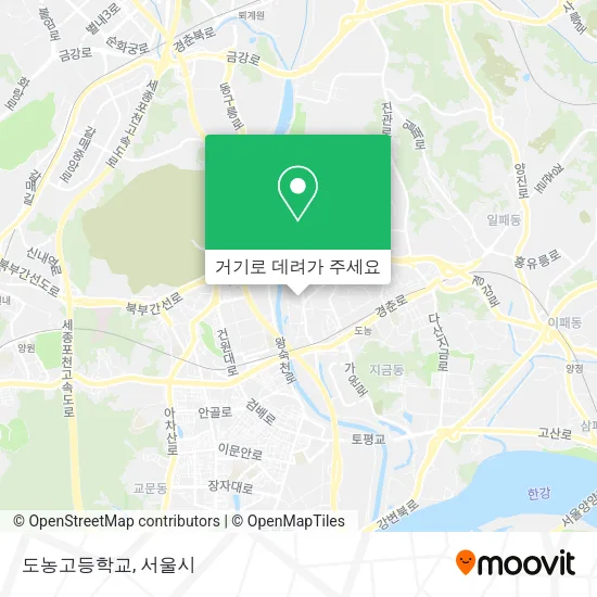 도농고등학교 지도