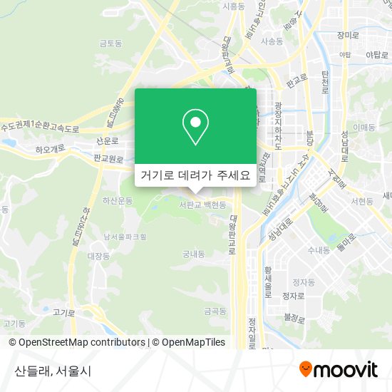 산들래 지도