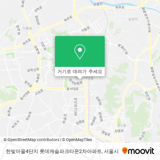 한빛마을4단지 롯데캐슬파크타운2차아파트 지도