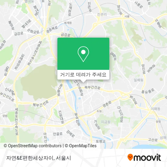 자연&E편한세상자이 지도