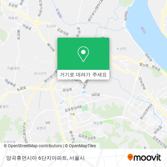 양곡휴먼시아 6단지아파트 지도