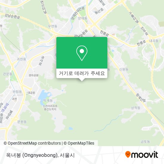 옥녀봉 (Ongnyeobong) 지도