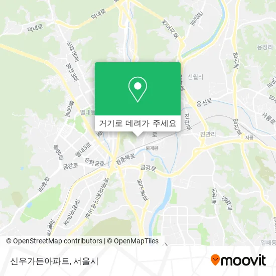 신우가든아파트 지도