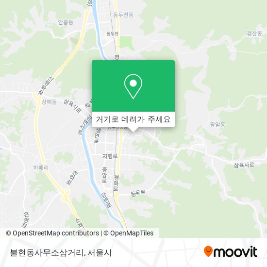불현동사무소삼거리 지도
