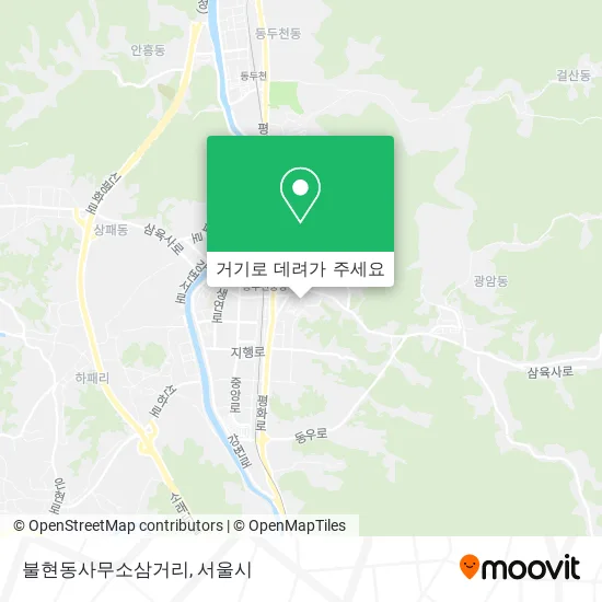 불현동사무소삼거리 지도