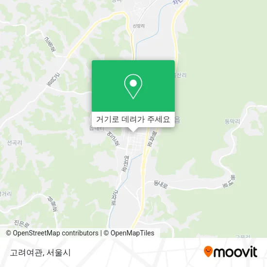 고려여관 지도
