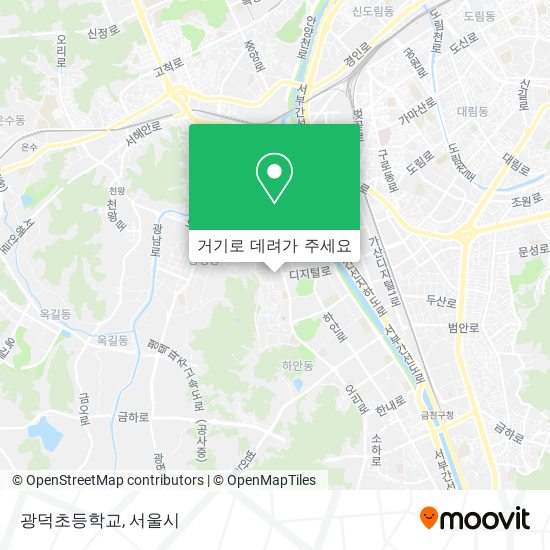 광덕초등학교 지도