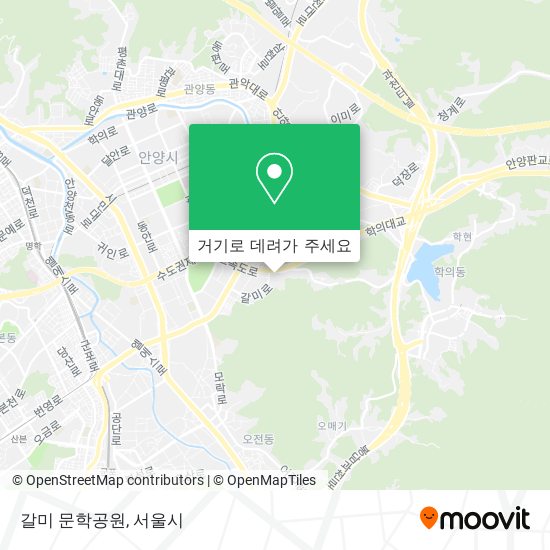 갈미 문학공원 지도