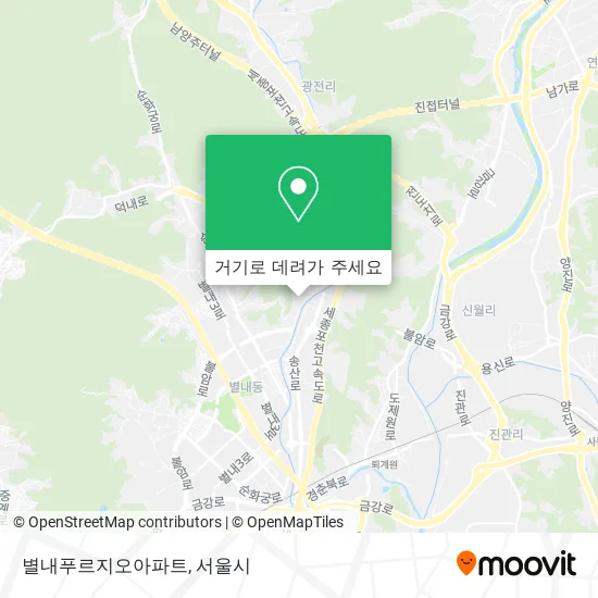 별내푸르지오아파트 지도