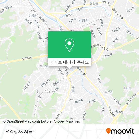 오각정자 지도