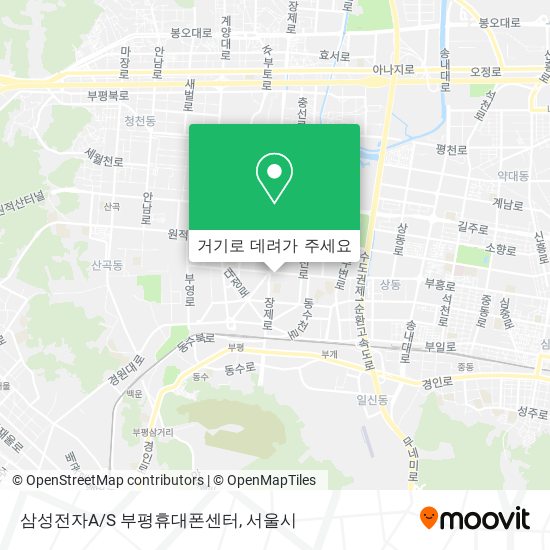 삼성전자A/S 부평휴대폰센터 지도