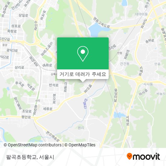 팔곡초등학교 지도