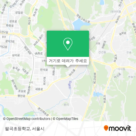팔곡초등학교 지도