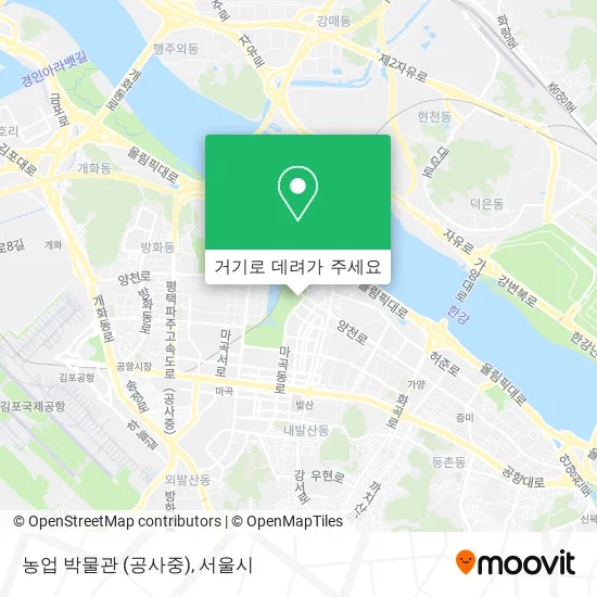 농업 박물관 (공사중) 지도