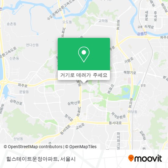 힐스테이트운정아파트 지도