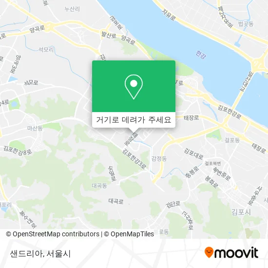 샌드리아 지도