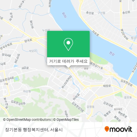 장기본동 행정복지센터 지도