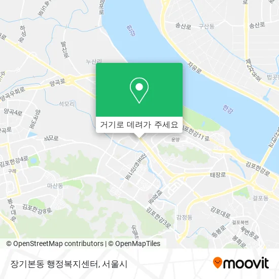 장기본동 행정복지센터 지도