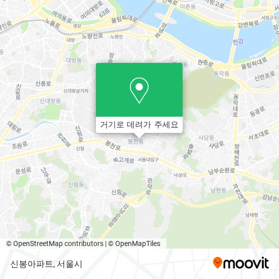 신봉아파트 지도