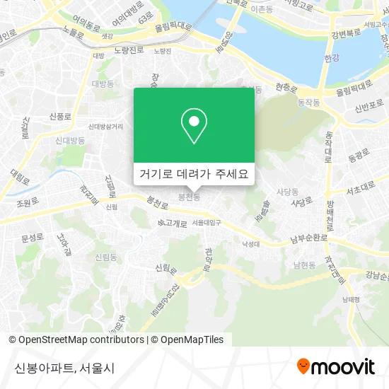 신봉아파트 지도