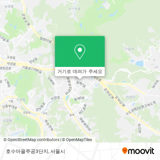 호수마을주공3단지 지도