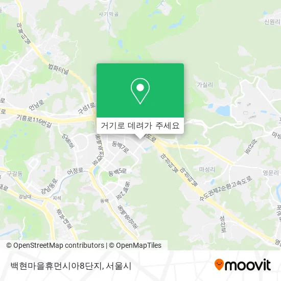 백현마을휴먼시아8단지 지도
