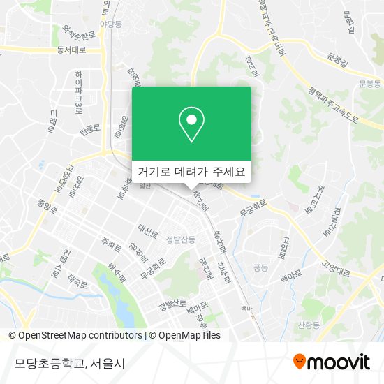 모당초등학교 지도