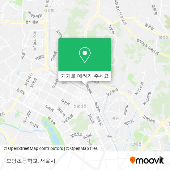 모당초등학교 지도