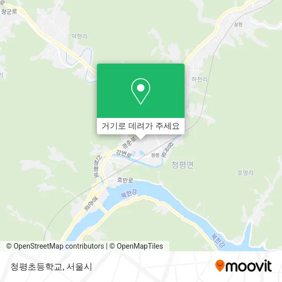 청평초등학교 지도