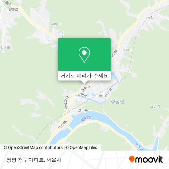 청평 청구아파트 지도