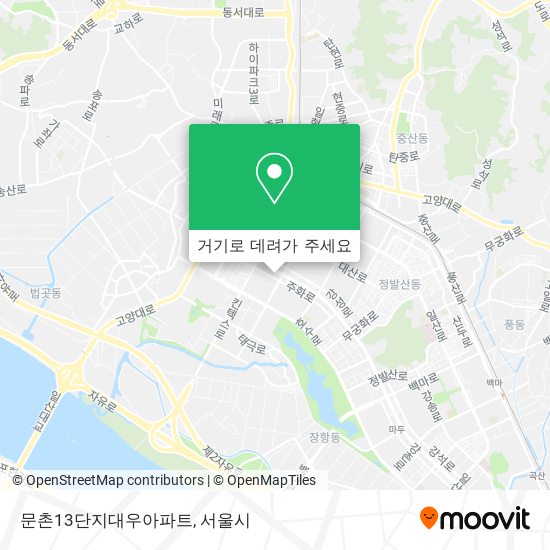 문촌13단지대우아파트 지도