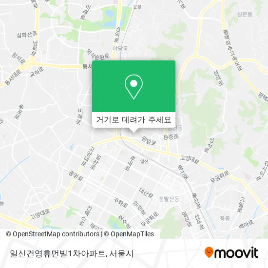 일신건영휴먼빌1차아파트 지도