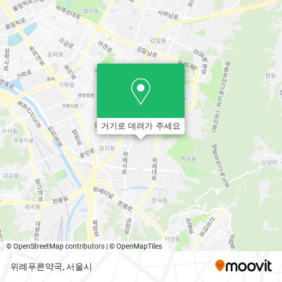 위례푸른약국 지도