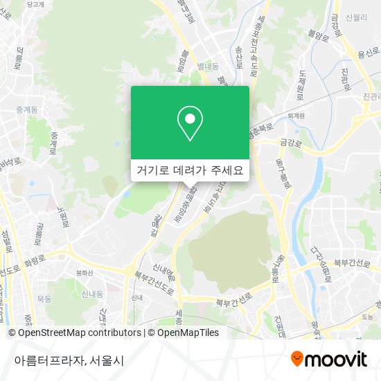 아름터프라자 지도