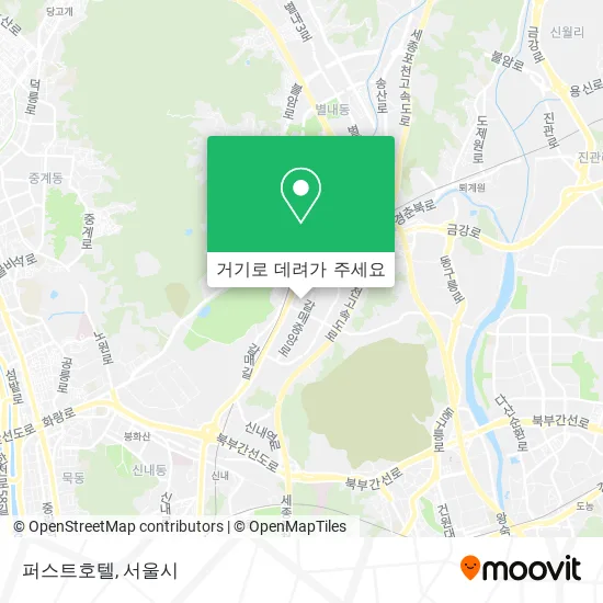 퍼스트호텔 지도