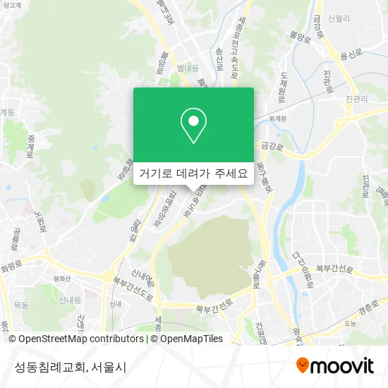성동침례교회 지도