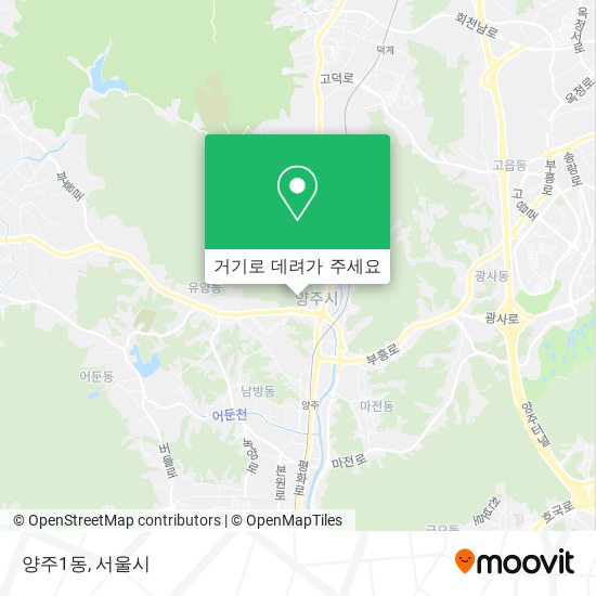 양주1동 지도