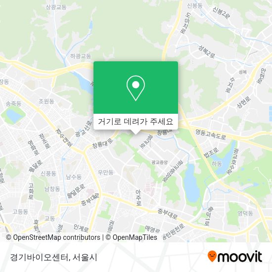 경기바이오센터 지도