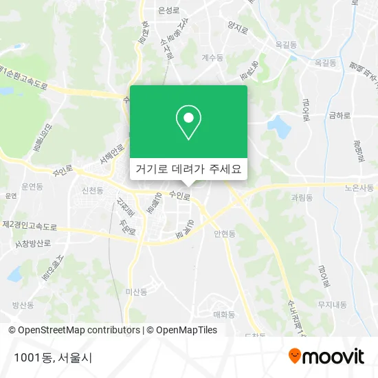 1001동 지도