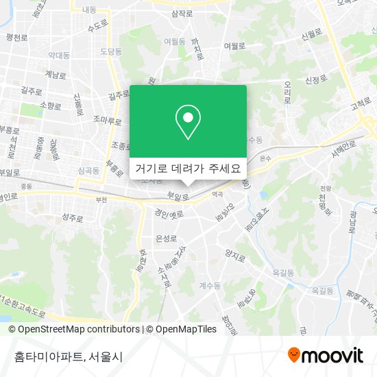 홈타미아파트 지도