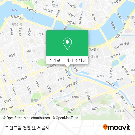 그랜드힐 컨벤션 지도