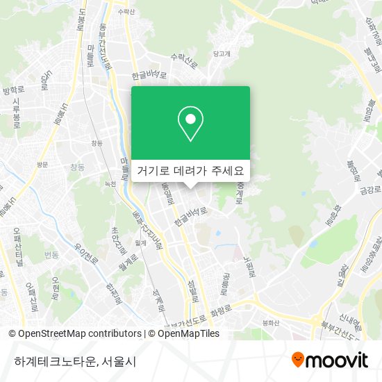 하계테크노타운 지도