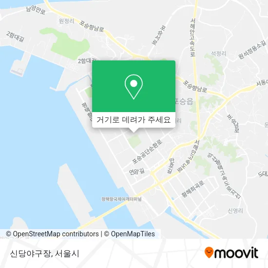 신당야구장 지도